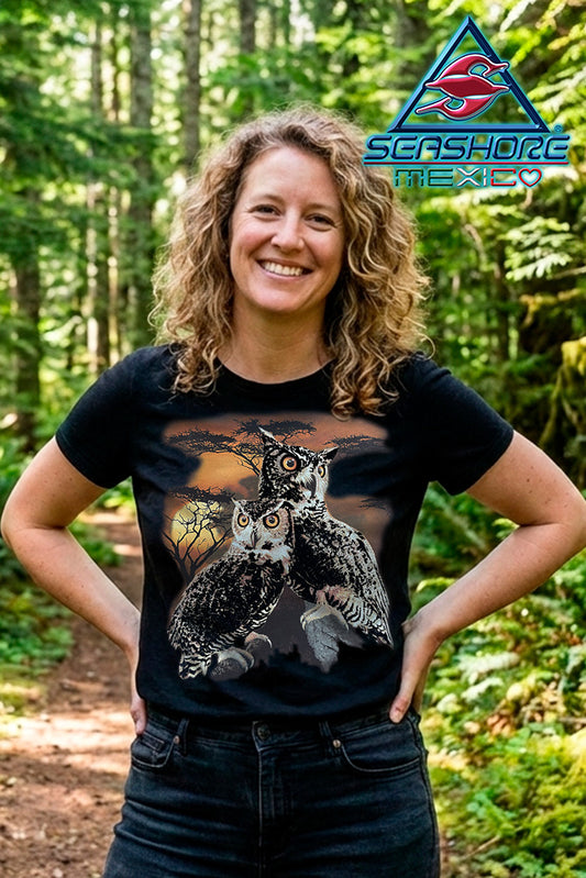 PLAYERA DAMA  BÚHO