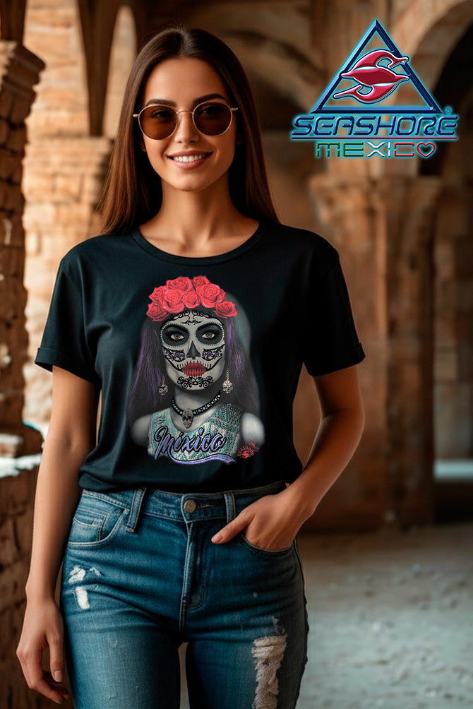 PLAYERA DAMA CATRINA