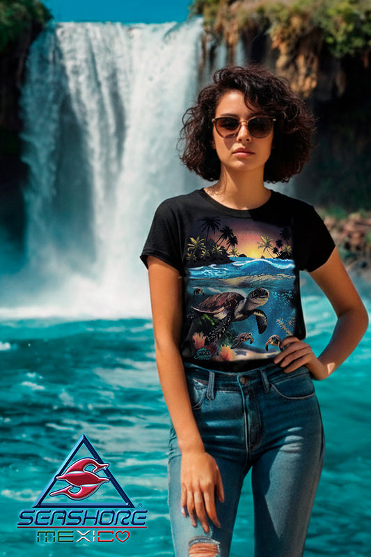 PLAYERA DAMA TORTUGA CAREY