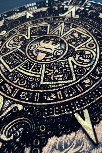 PLAYERA CABALLERO CALENDARIO AZTECA