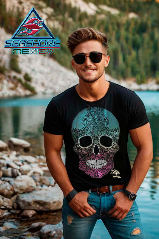PLAYERA CABALLERO CALAVERA SEASHORE