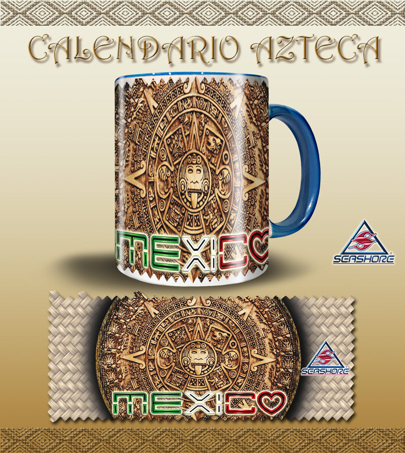 TAZA CALENDARIO MADERA