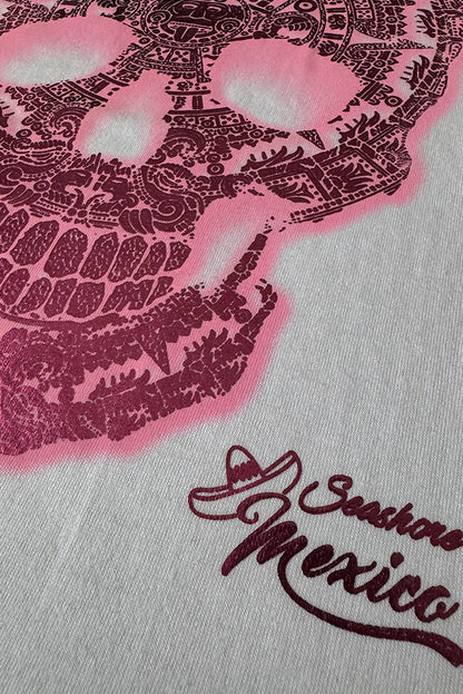 PLAYERA NIÑA CALAVERA BRILLANTE