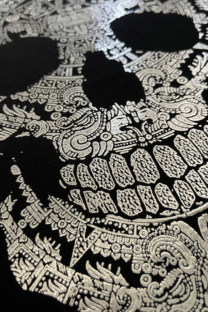 PLAYERA NIÑA CALAVERA BRILLANTE