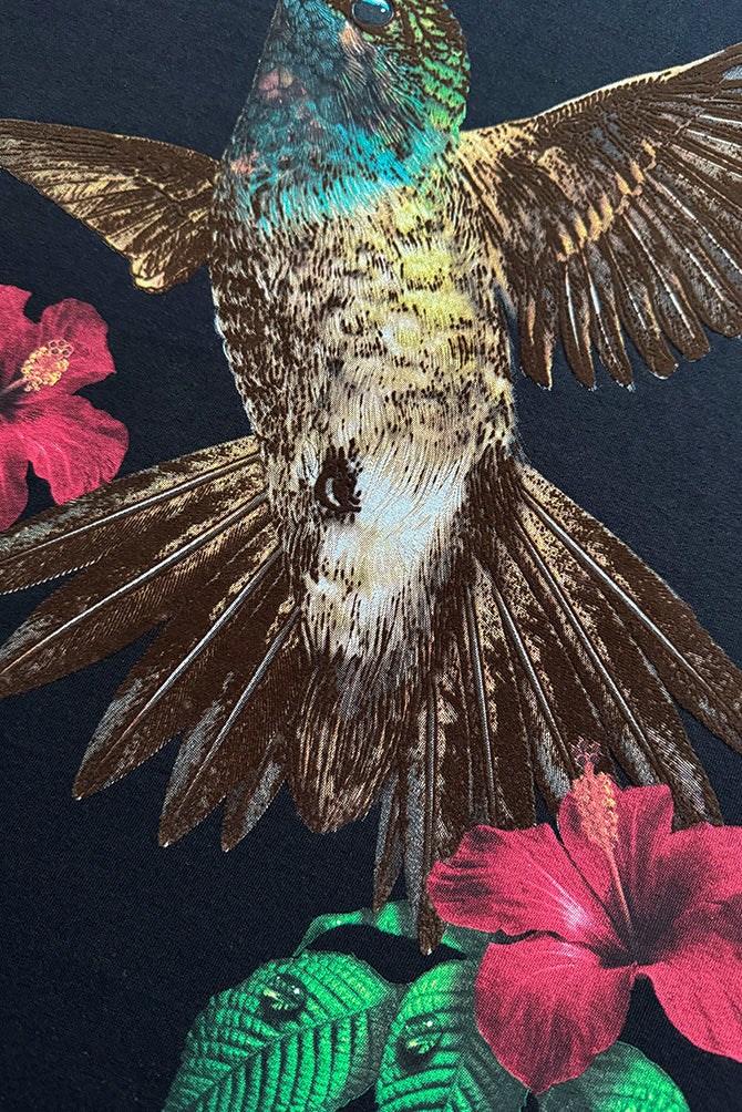 PLAYERA  DAMA COLIBRI