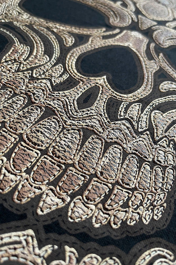 PLAYERA CABALLERO CALAVERA PIEL