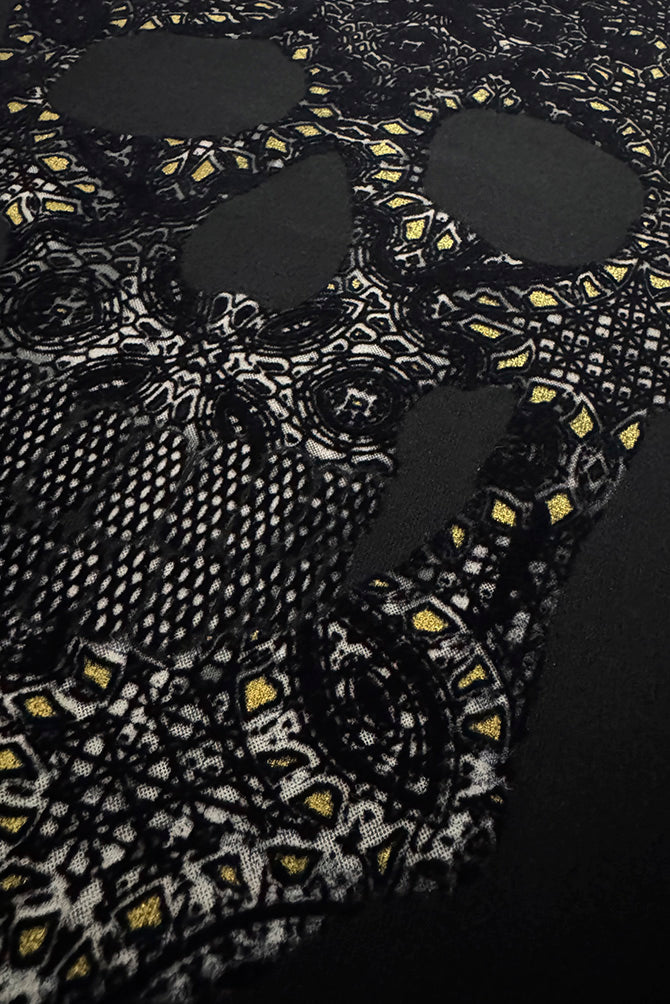 PLAYERA DAMA  CALAVERA DIAMANTE