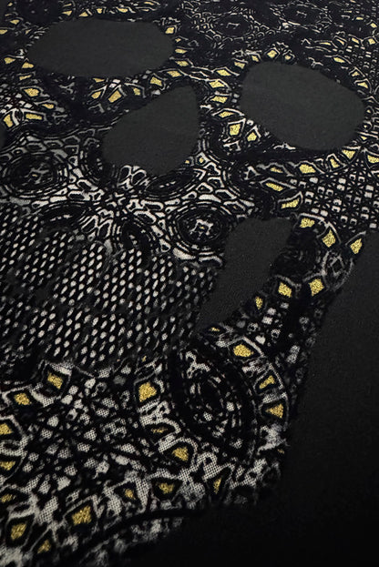 PLAYERA DAMA  CALAVERA DIAMANTE