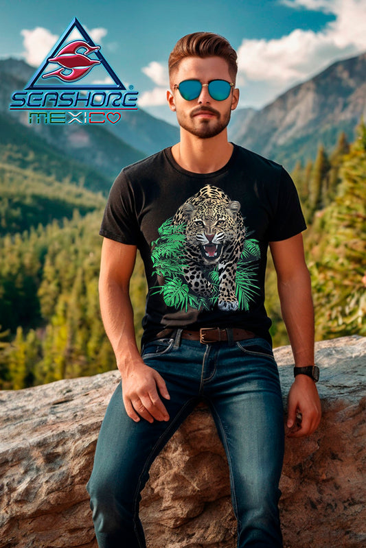 PLAYERA CABALLERO JAGUAR CAMINANDO