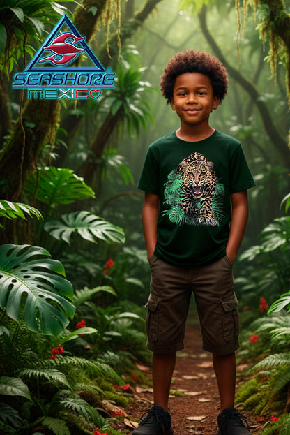 PLAYERA  NIÑO JAGUAR CAMINANDO