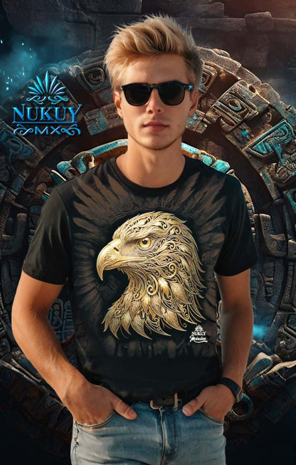 PLAYERA CABALLERO ÁGUILA GÓTICA