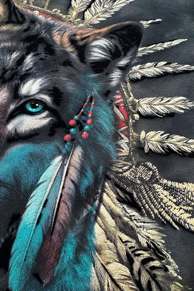 SUDADERA RANGLÁN DAMA LOBO