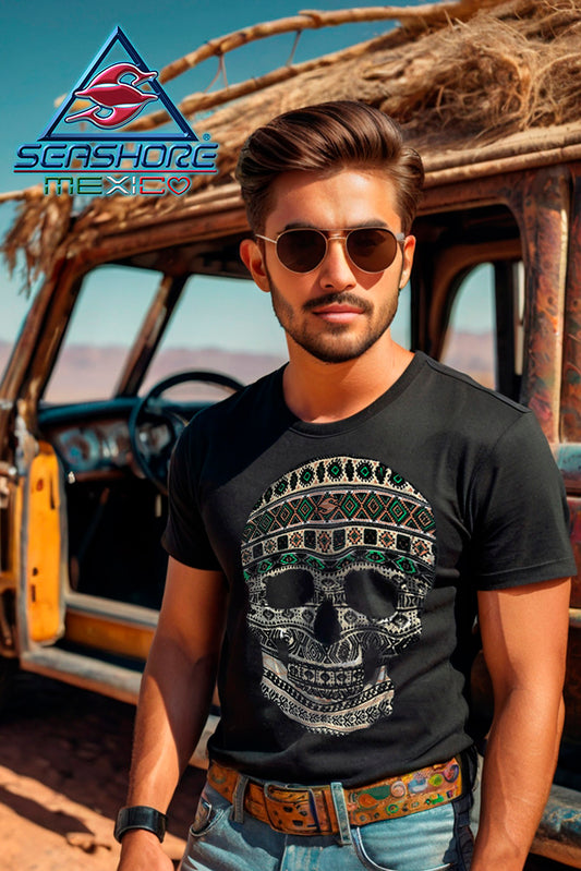 PLAYERA CABALLERO CALAVERA ETHNICA