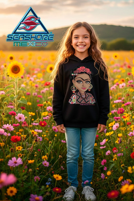 SUDADERA GRUESA CON CAPUCHA NIÑA MUÑEQUITA