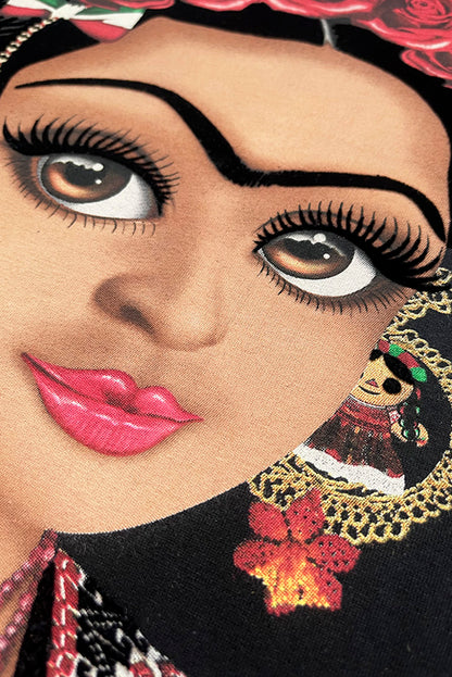 SUDADERA GRUESA CON CAPUCHA NIÑA MUÑEQUITA