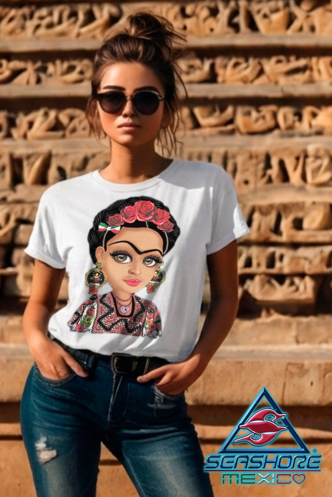 PLAYERA DAMA MUÑEQUITA HERMOSA