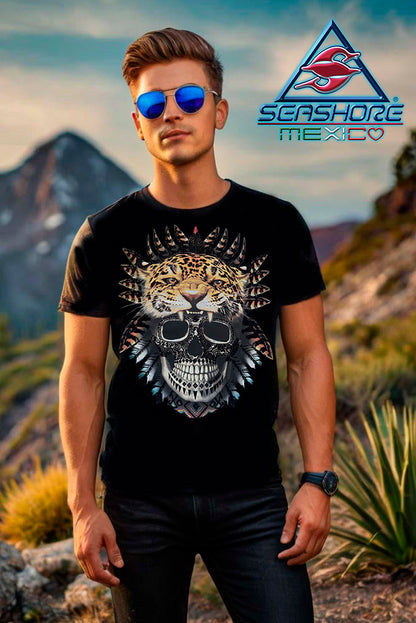 PLAYERA CABALLERO GUERREO JAGUAR SEASHORE