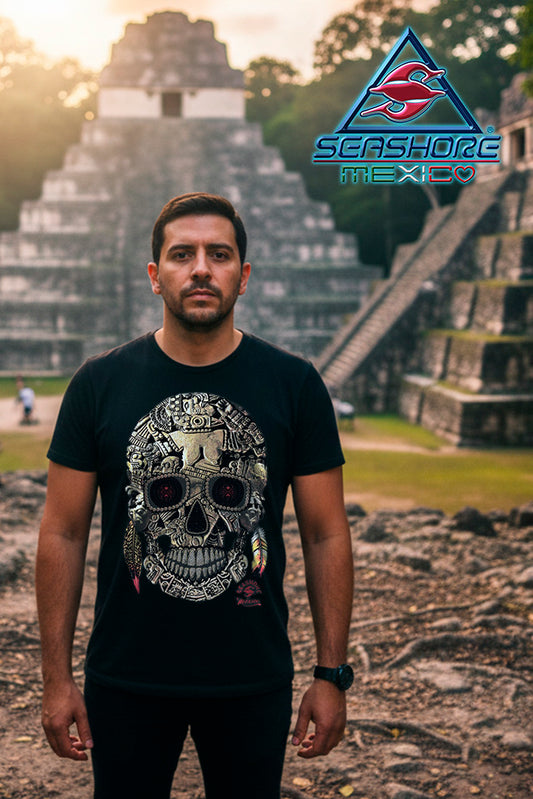 PLAYERA CABALLERO CALAVERA PIEDRA