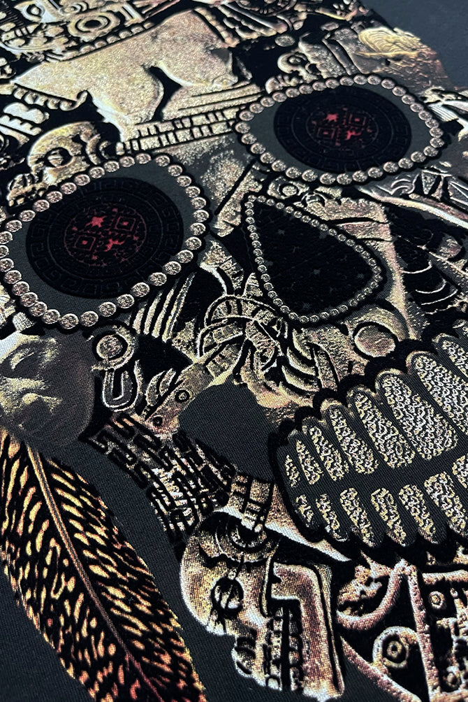 PLAYERA CABALLERO CALAVERA PIEDRA