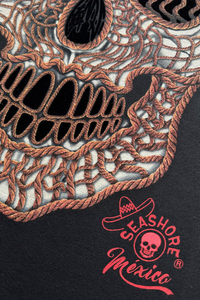 PLAYERA DAMA CALAVERA HAMACA