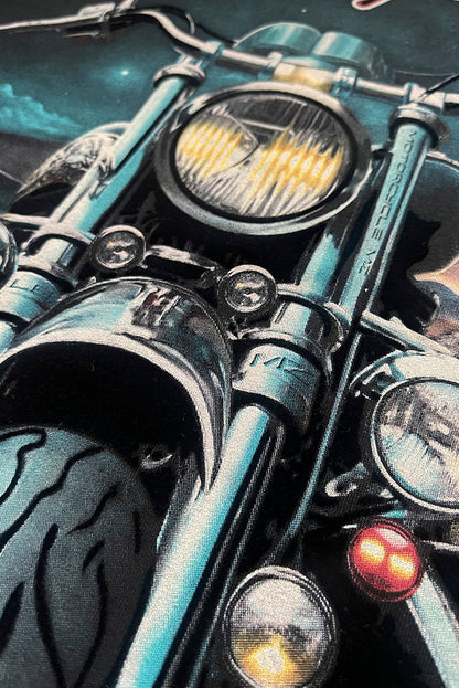 PLAYERA CABALLERO MOTOCICLETA JINETE