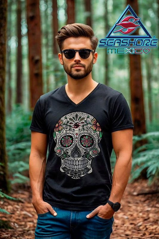 PLAYERA CABALLERO CALAVERA SEASHORE