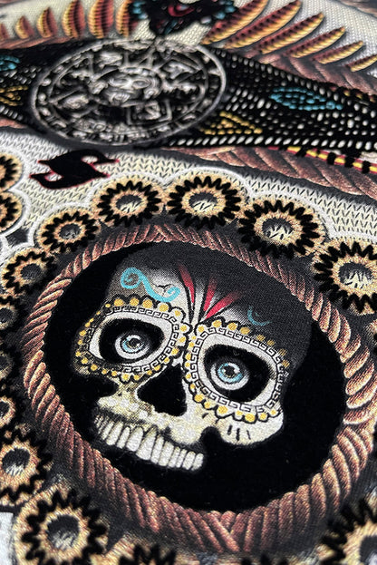 PLAYERA  DAMA  CALAVERA LASITOS