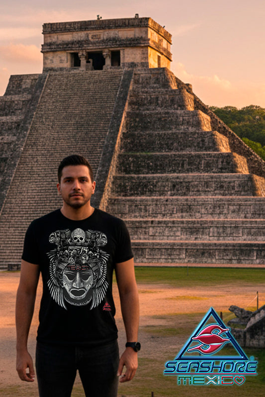 PLAYERA CABALLERO CALAVERA MASCARA CULTURAS