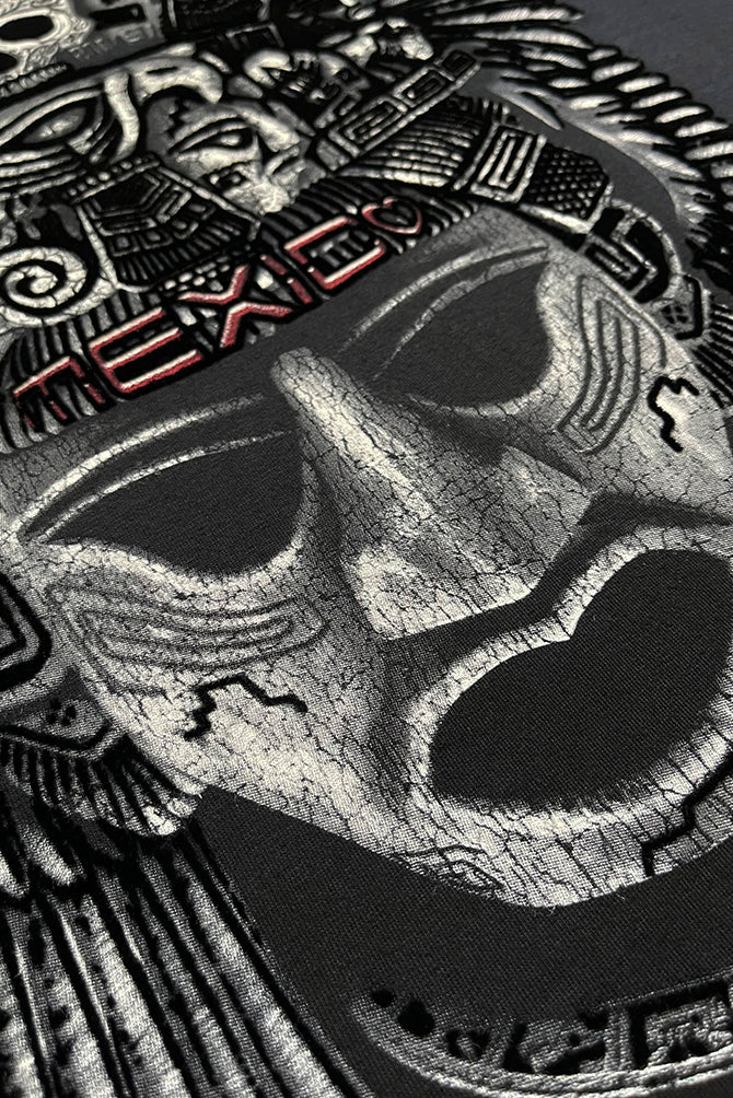 PLAYERA CABALLERO CALAVERA MASCARA CULTURAS