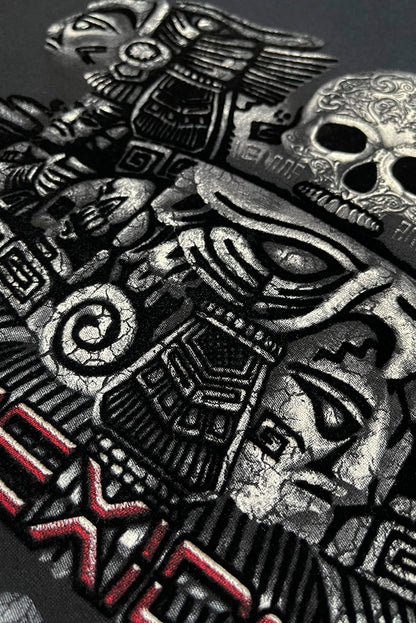 SUDADERA CON CAPUCHA CABALLERO CALAVERA CULTURAS
