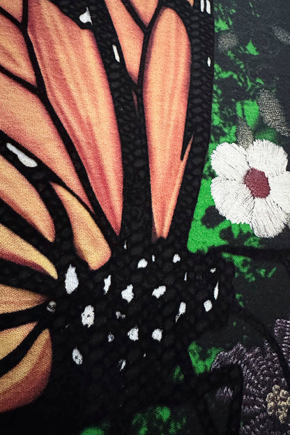 PLAYERA DAMA MARIPOSA MIGRANTE
