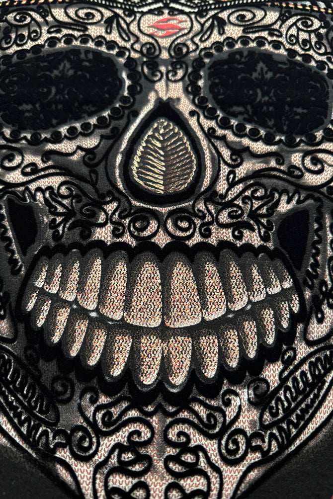 PLAYERA DAMA CALAVERA MISTICA