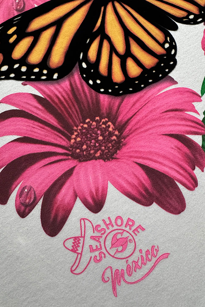 PLAYERA DAMA MARIPOSA MONARCA