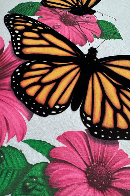 PLAYERA DAMA MARIPOSA MONARCA