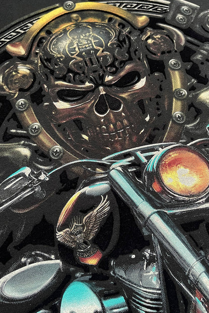 PLAYERA CABALLERO MOTOCICLETA ESCUDO