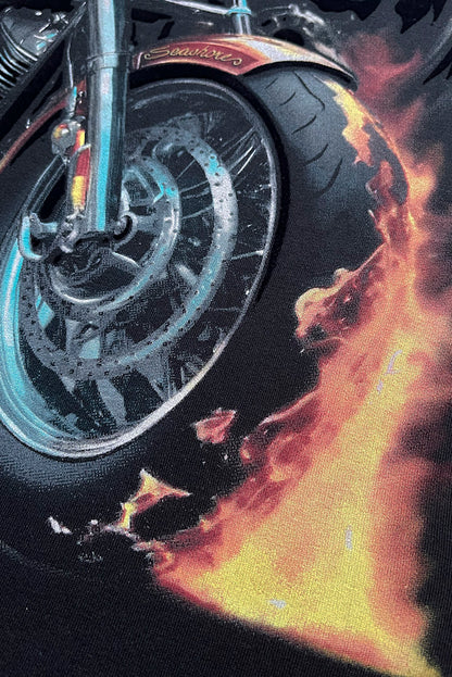 PLAYERA CABALLERO MOTOCICLETA ESCUDO