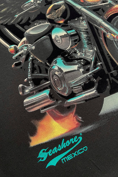 PLAYERA CABALLERO MOTOCICLETA ESCUDO