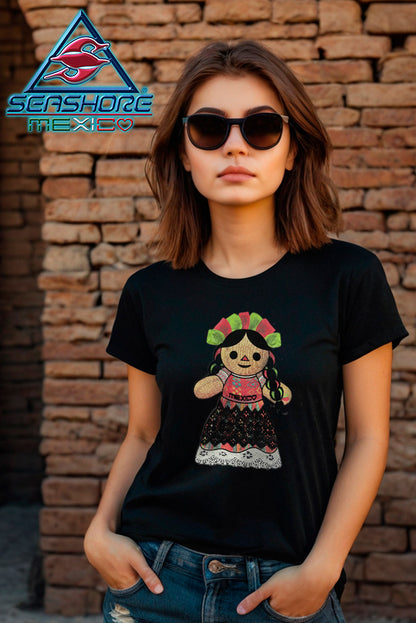 PLAYERA DAMA MUÑEQUITA SEASHORE