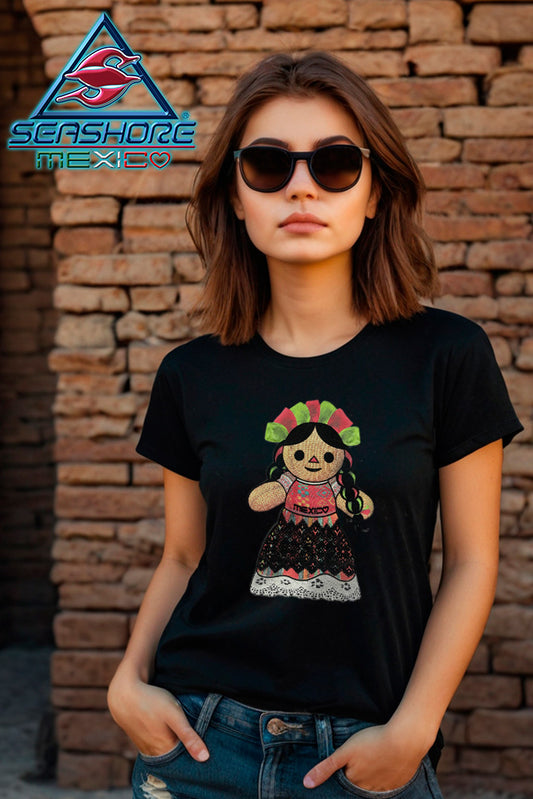 PLAYERA DAMA MUÑEQUITA SEASHORE
