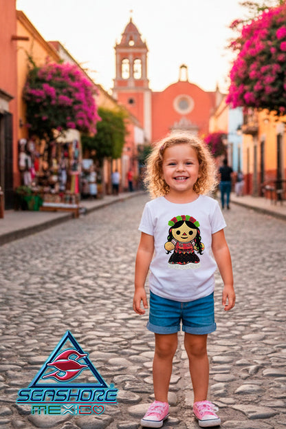 PLAYERA BEBE MUÑEQUITA OTOMI