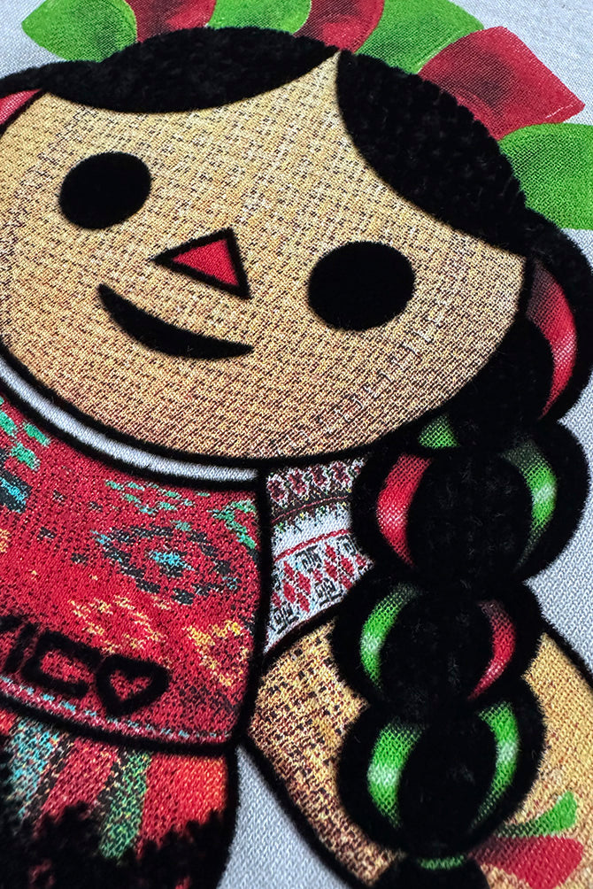 PLAYERA NIÑA MUÑEQUITA OTOMI