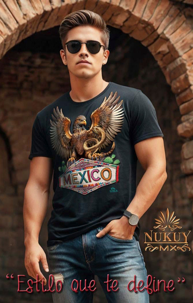 PLAYERA CABALLERO ÁGUILA MÉXICO