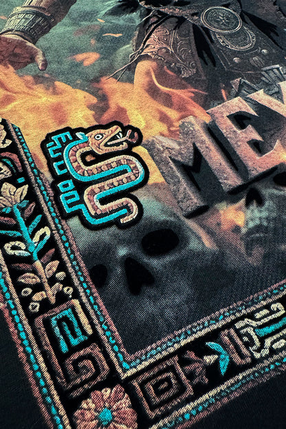 PLAYERA CABALLERO CALAVERA CENIZAS AZTECA