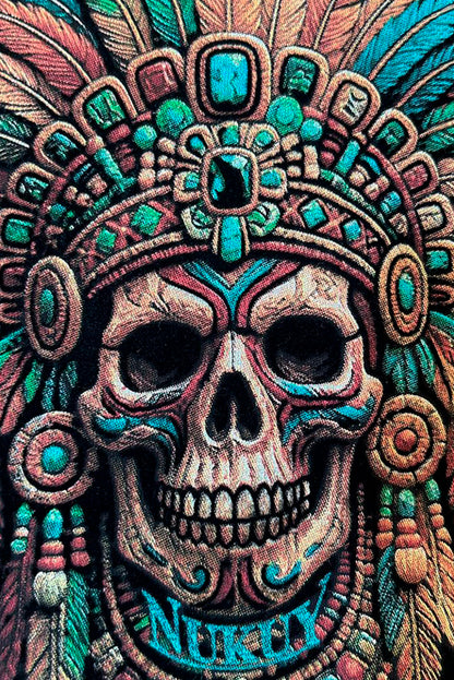 PLAYERA CABALLERO GLIFOS AZTECA