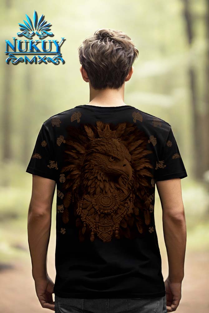 PLAYERA CABALLERO ÁGUILA SIMBOLO AZTECA