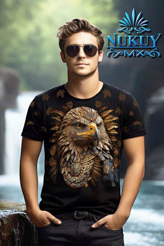 PLAYERA CABALLERO ÁGUILA SIMBOLO AZTECA