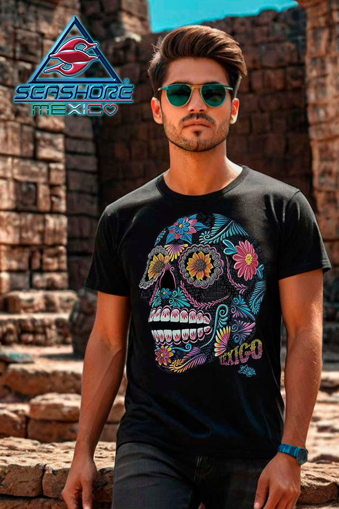 PLAYERA CABALLERO CALAVERA OFRENDA