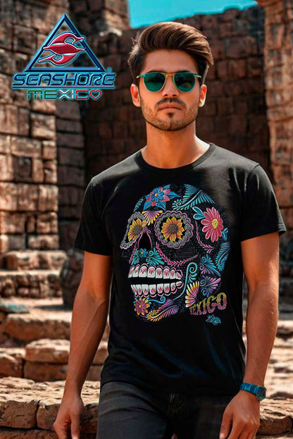 PLAYERA CABALLERO CALAVERA OFRENDA