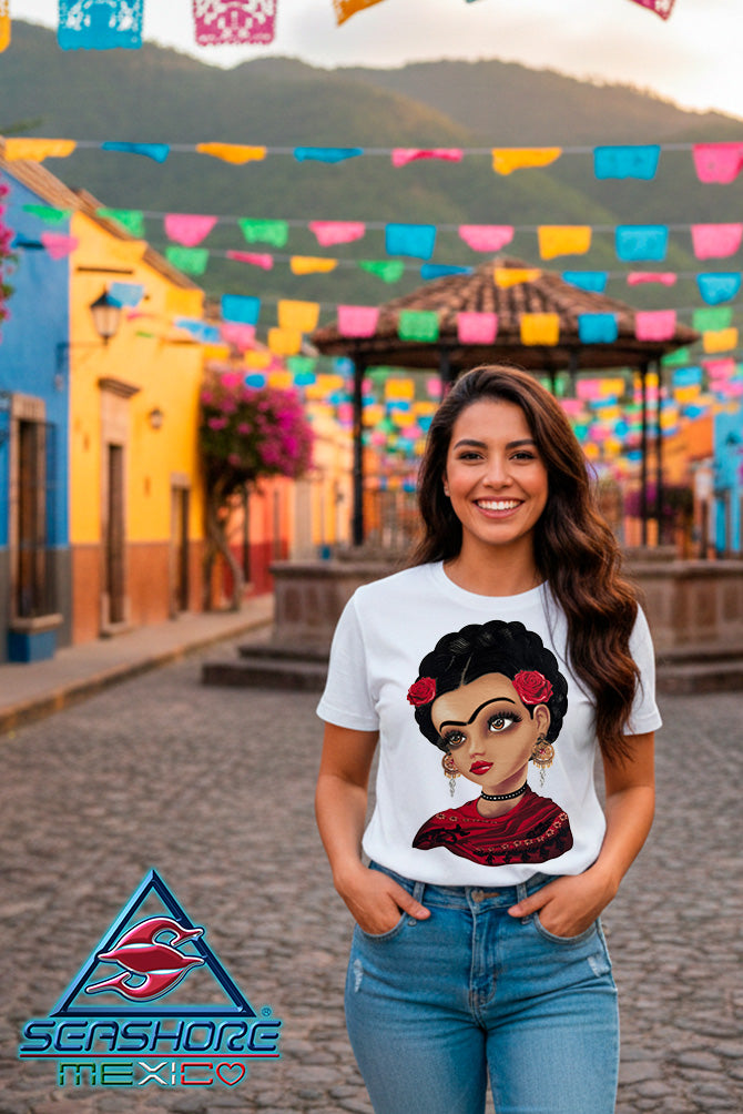 PLAYERA DAMA MUÑEQUITA OJITOS