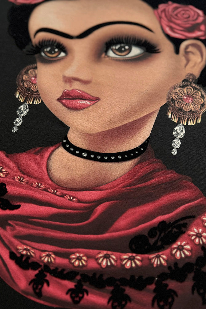 PLAYERA DAMA MUÑEQUITA OJITOS